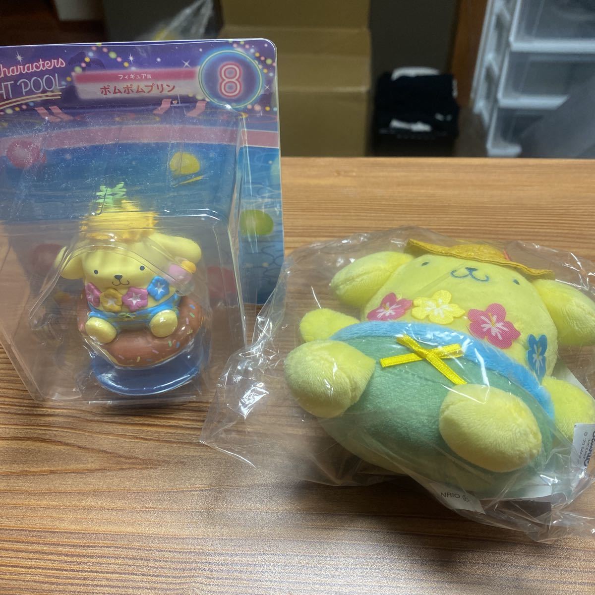 サンリオ ナイトプール 一番くじ ポムポムプリン フィギュア ぬいぐるみ セット拍卖
