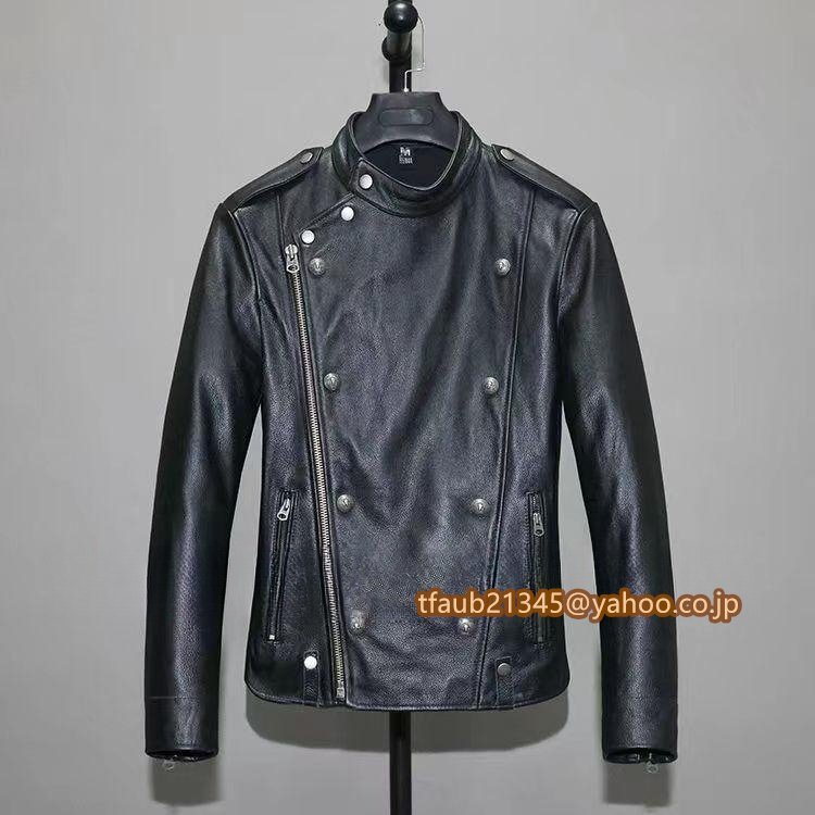 カウハイド 50's J-31タイプ ライダース ブラック アビエイタースタイル センチネラ ジャケット 牛革 M-3XL サイズ選択可拍卖