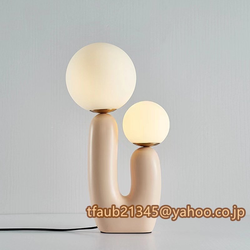 北欧風 卓上ライト ピンク 照明器具 デスクライト ポストモダン アイデア ファッション ベッドライト 女の子の部屋拍卖