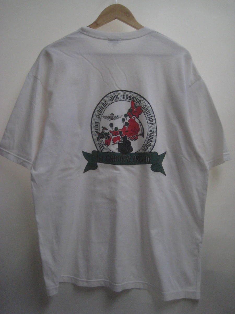 一点物!! Ares アレス ミリタリープリントTシャツ 1ST AIRBORNE BRIGADE サイズ LL拍卖
