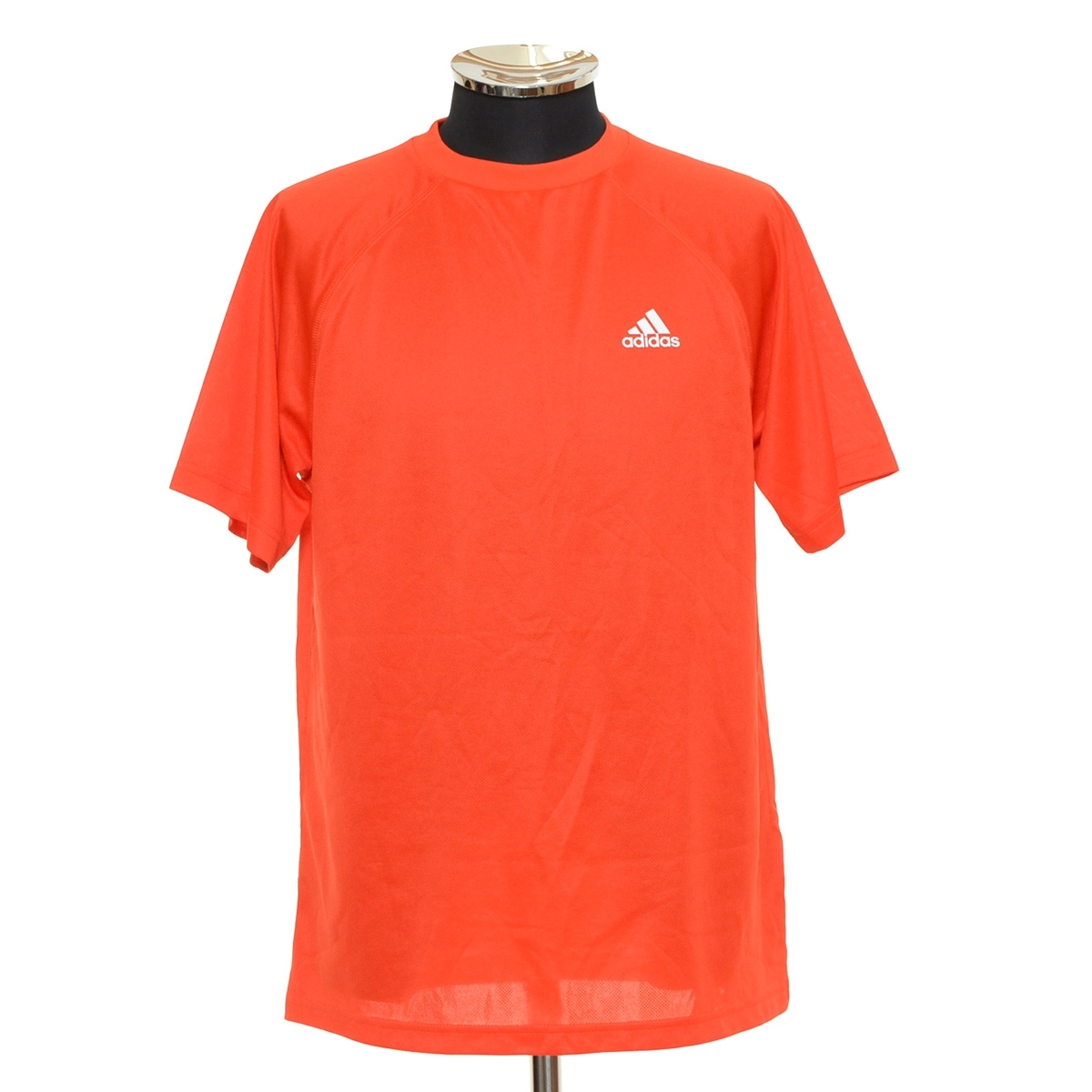 〇473747 adidas アディダス ○プラクティスシャツ 半袖 Tシャツ サイズM メンズ オレンジ拍卖