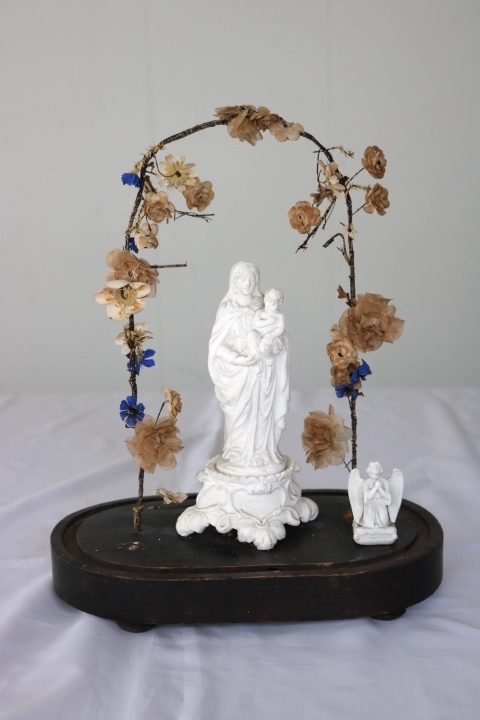 SALE ! ■ 聖母子像とエンジェル、フランスのアンティーク ■拍卖