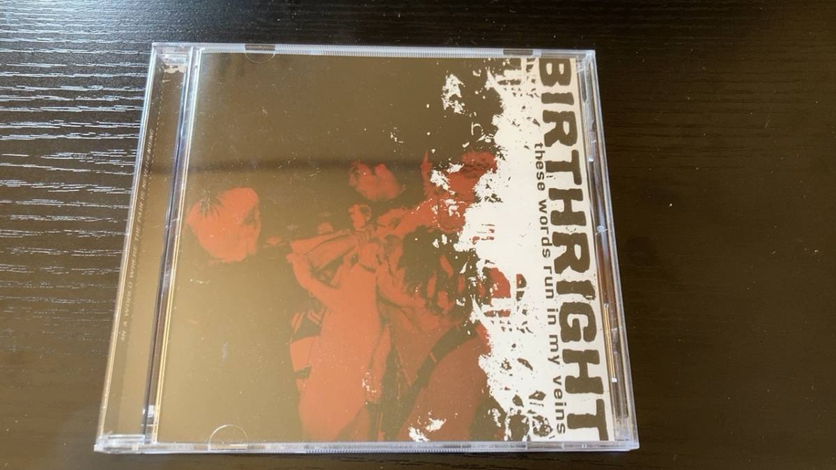 BIRTHRIGHT These Words Run In My Veins CD nyhc拍卖