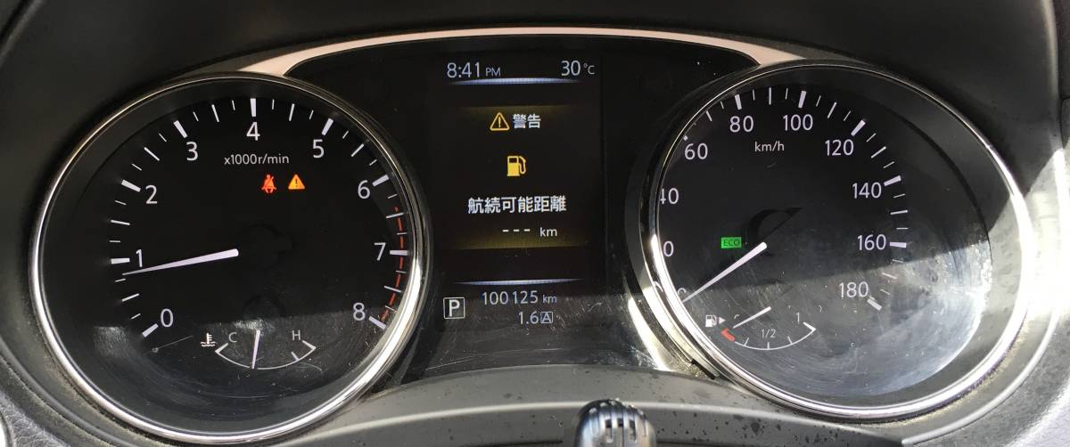 NI5 / X-trail / NT32 / MR20DD / 4WD / スピードメーター / Speedometer拍卖