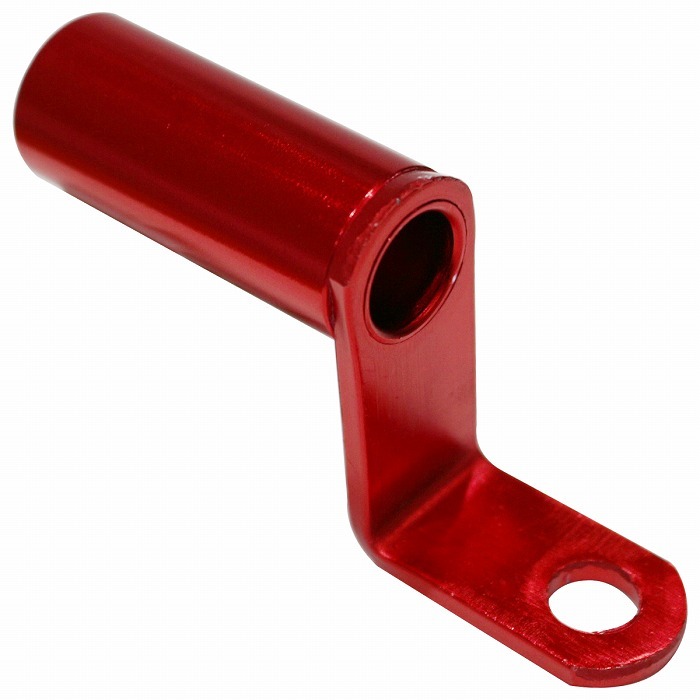 バイク クランプバー ミラー ネジ 取付け スマホホルダー ステー 赤 増設 22.2mm 固定 ドラレコ ミラークランプ アルミ拍卖