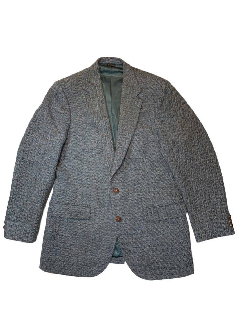 ビンテージ ウール ツイード ジャケット ハリスツイード HarrisTweed X CLUBROOM macys california TAILORED IN THE USAストアブランド40位拍卖