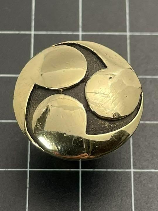 家紋ナンバーボルト★左三つ巴★祭り拍卖