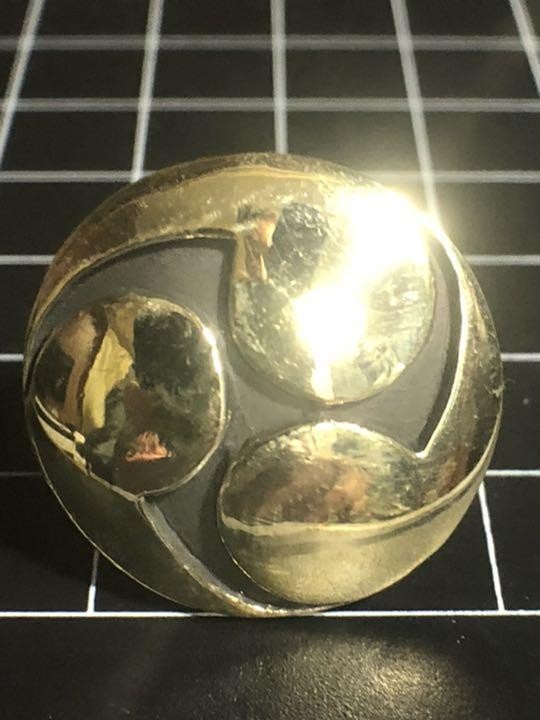 家紋ナンバーボルト★左三つ巴★祭り拍卖