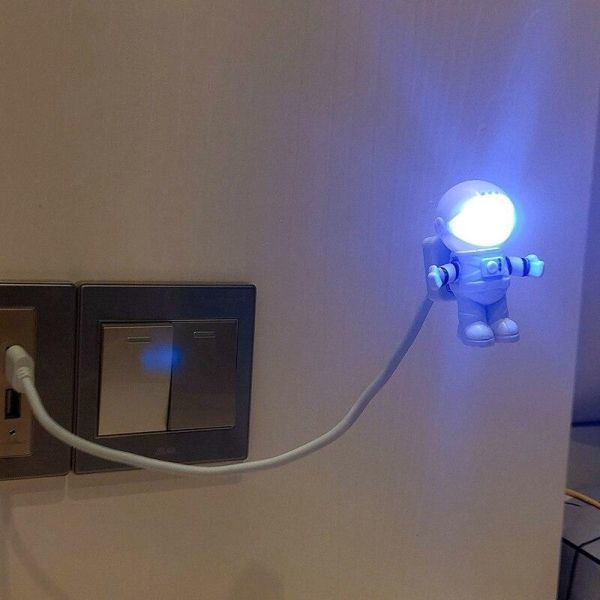 AF003:USB Night Light LED Astronaut Lamp Desk Lamp Flex拍卖