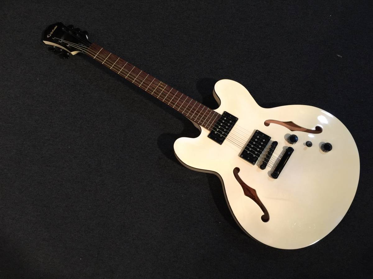 No.091523 Epiphone DOT STUDIO WHT EX拍卖