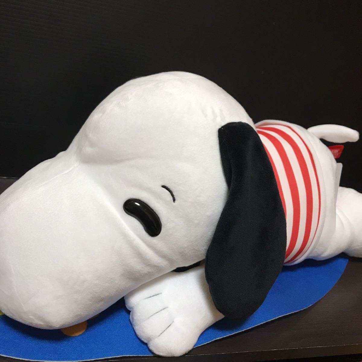 SNOOPY メガジャンボサーフィンぬいぐるみ BIG 大きめ 大きい ぬいぐるみ グッズ スヌーピー拍卖