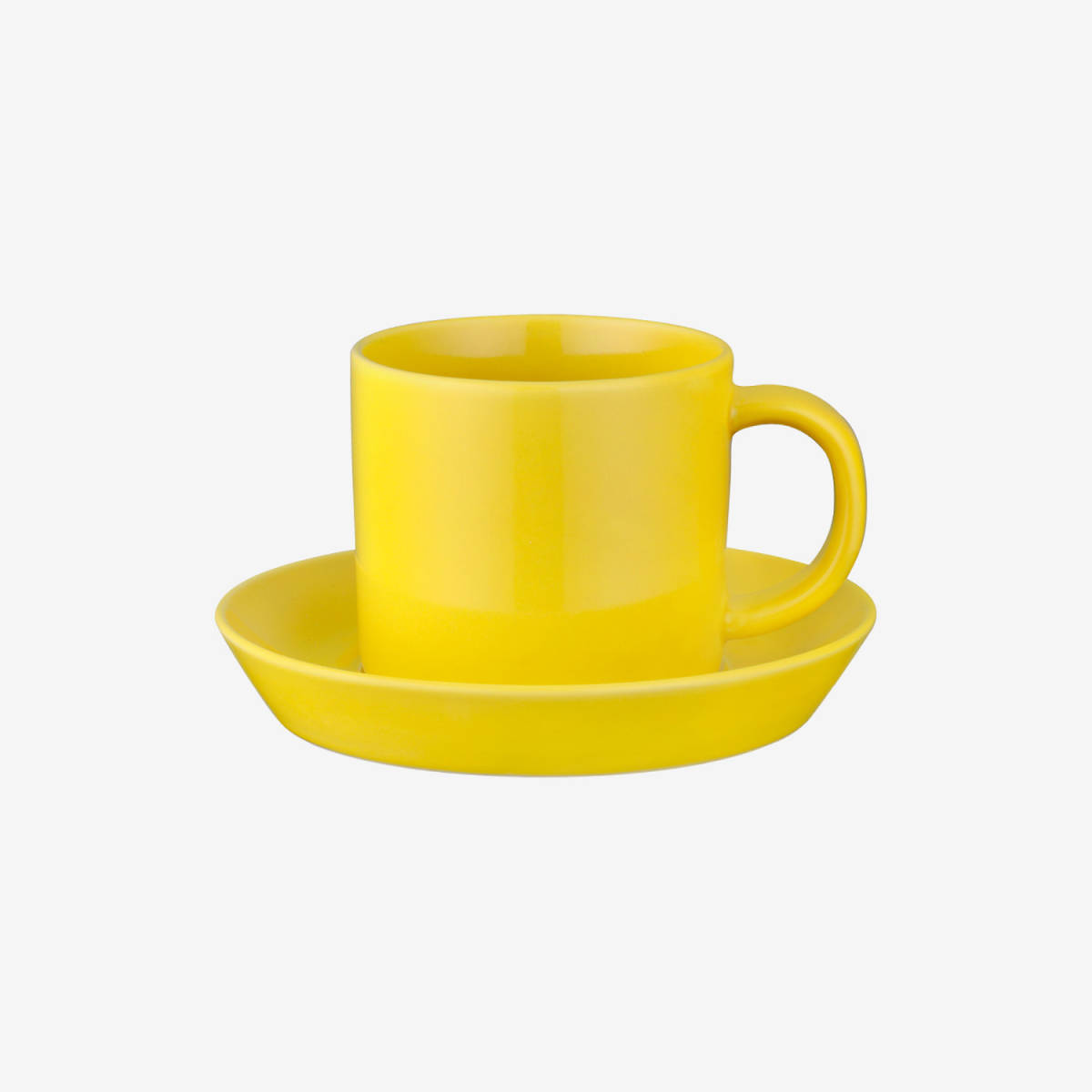 波佐見焼! ☆イエロー・カップ&ソーサー☆ 18283 新品 コーヒー 紅茶 ミルク ラテ エスプレッソ 茶器 碗皿 ギフト拍卖