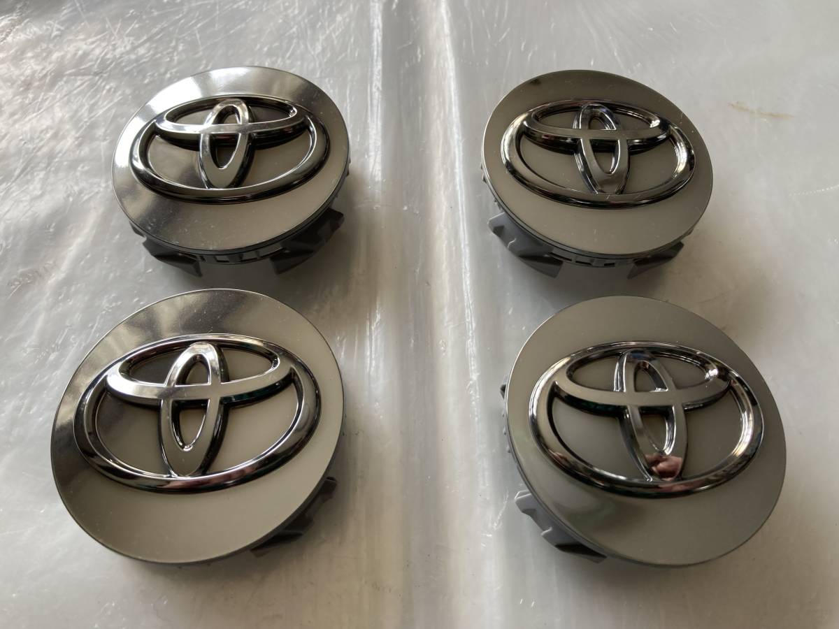 ☆ 未使用品 トヨタ 純正 メッキ センター キャップ オーナメント 42603-48130 ハブ径60mm 4枚セット 数量限定 ☆②拍卖