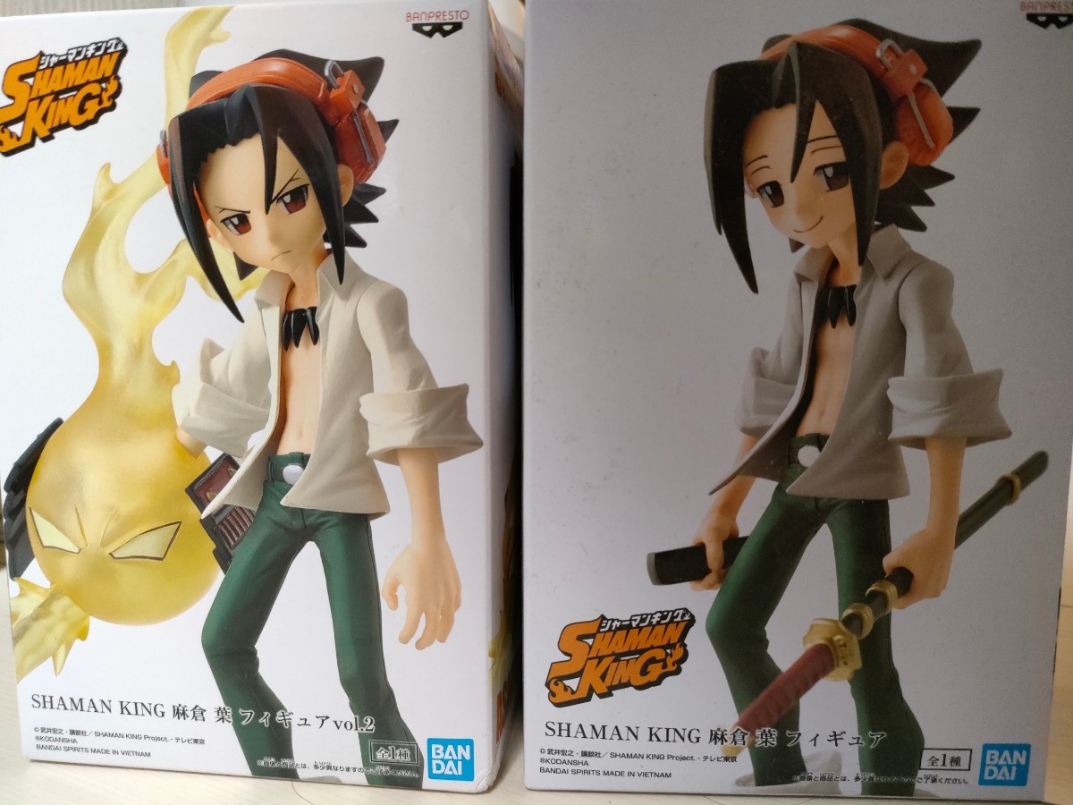 シャーマンキング フィギュア 麻倉葉 2種セット拍卖