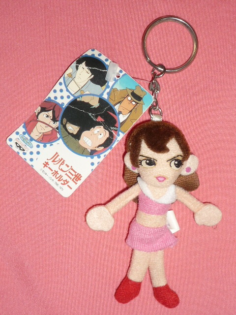 激レア!レトロ 1996年 ルパン三世 キャラクター ぬいぐるみキーホルダー(非売品)①峰不二子拍卖