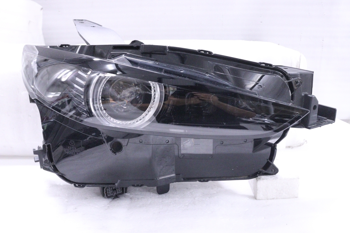 39-678★美品★ALH付 LED DM8P CX-30★右ヘッドライト STANLEY W5546 打刻:6 ASSY ブラック 純正★マツダ (RO)拍卖