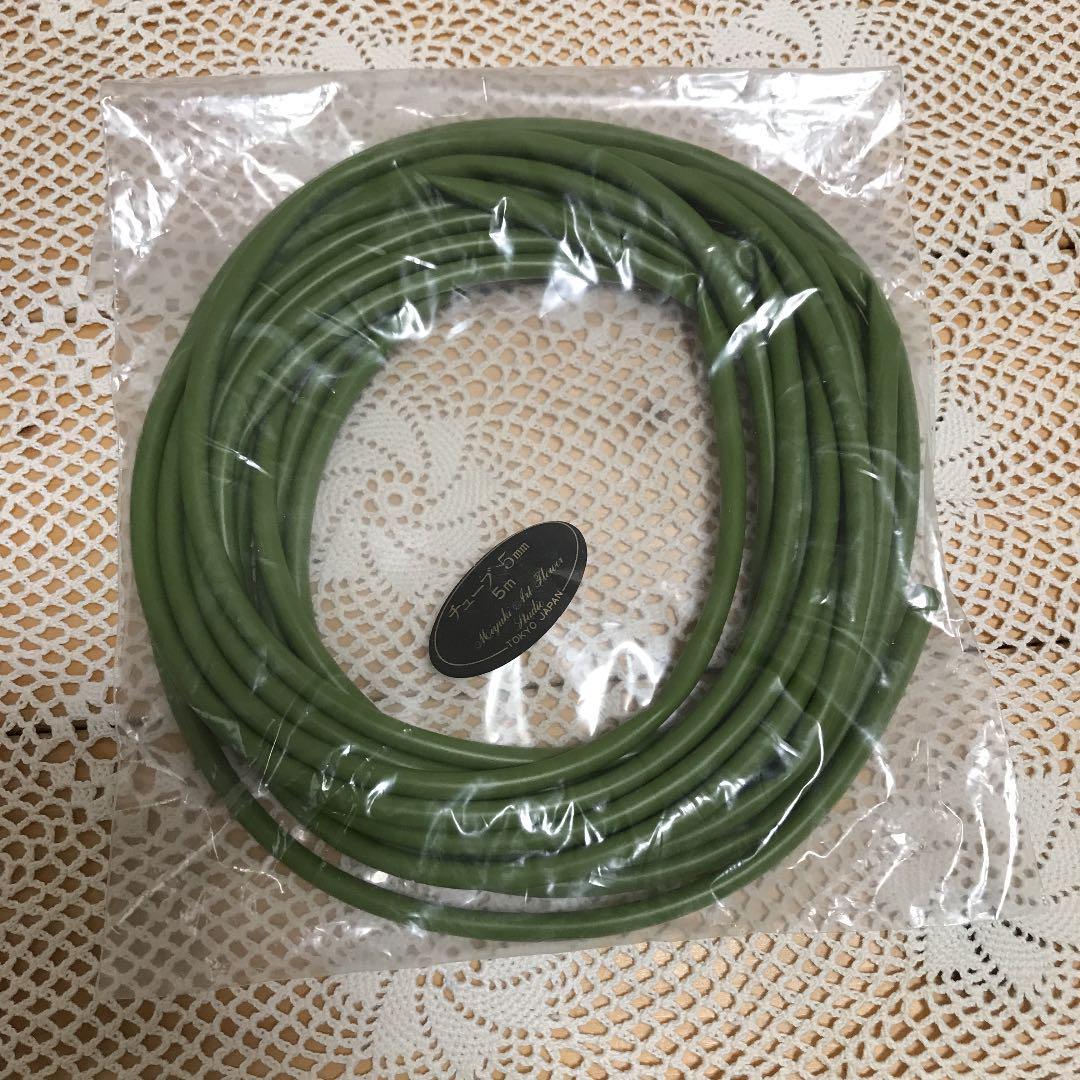 深雪 アートフラワー 材料 チューブ 5mm×5m 1袋拍卖