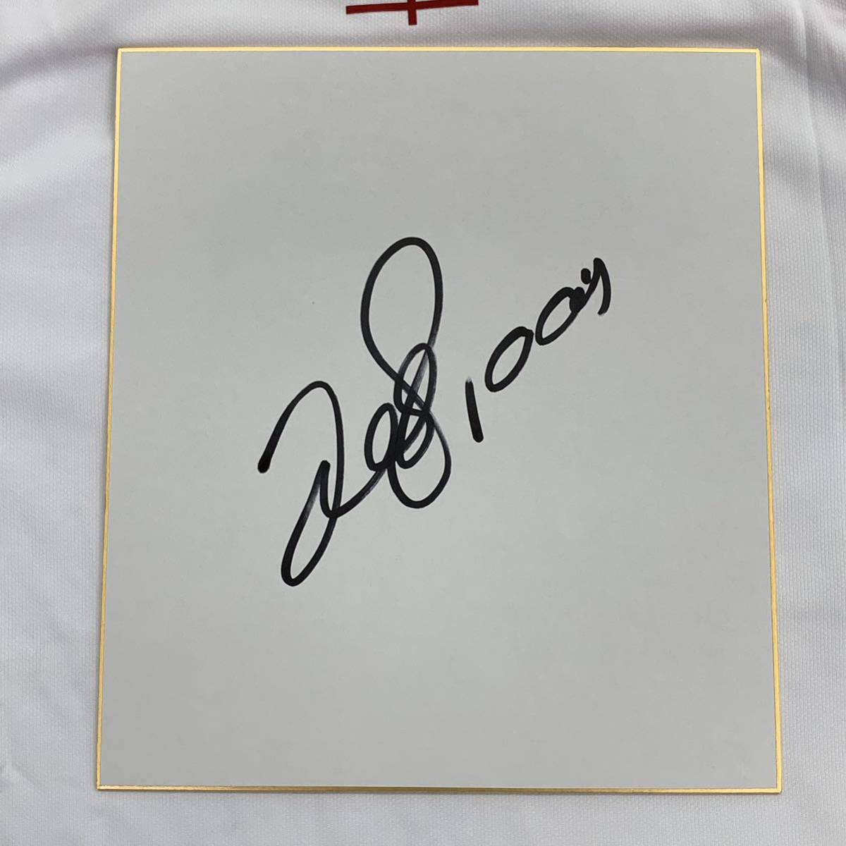 ラグビーワールドカップ2019 イングランド代表 ピアーズ・フランシス選手のサイン入り色紙 日本代表拍卖