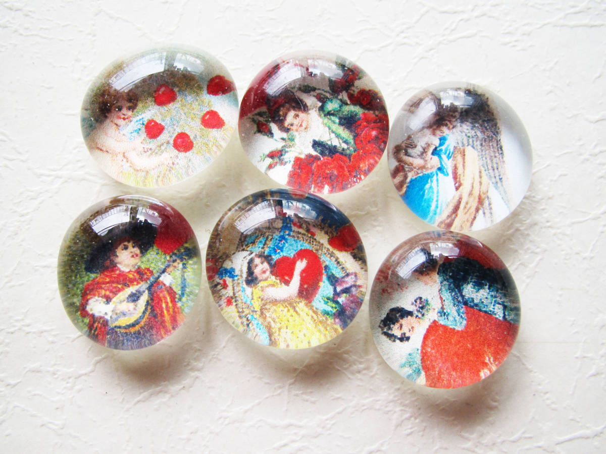 おはじきカボション セット ビクトリアンバレンタイン拍卖