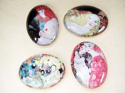 おはじきカボション クリムト セット2拍卖