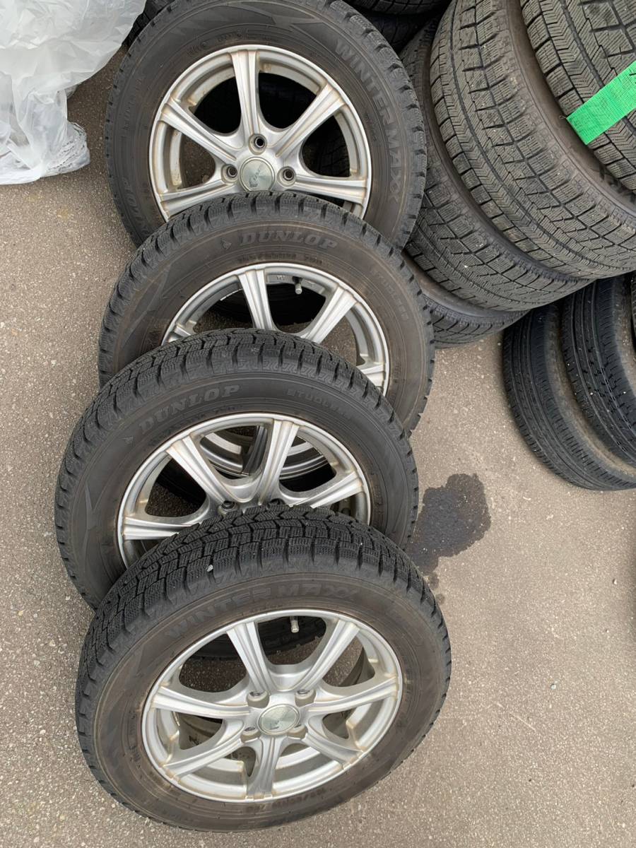 Y979 165/65R14 79Q DUNLOP ダンロップ 2021年 PCD100 4H 4.5J 4本セット拍卖