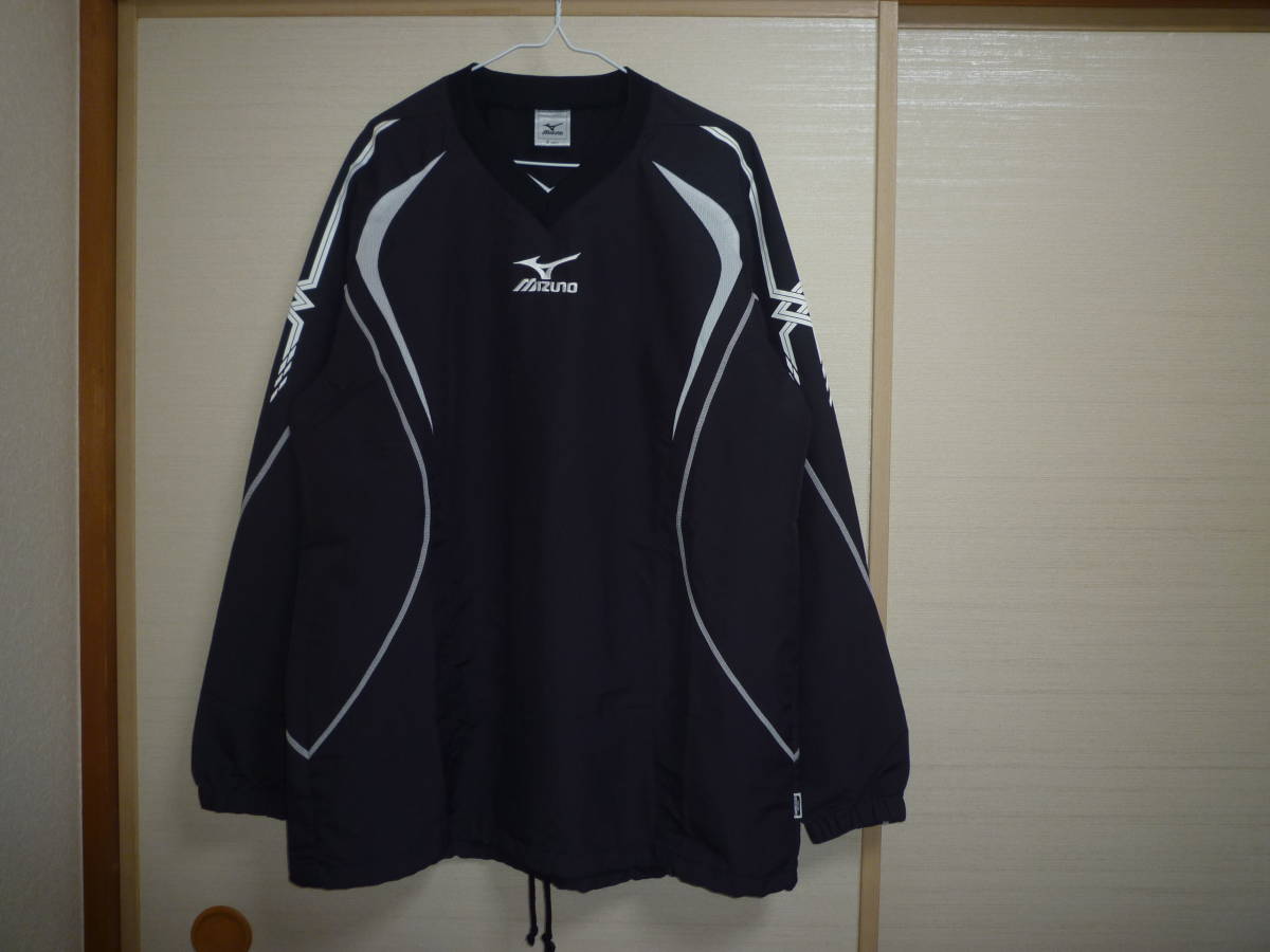 ミズノ クロストレーニングシャツ 黒×白 Oサイズ拍卖