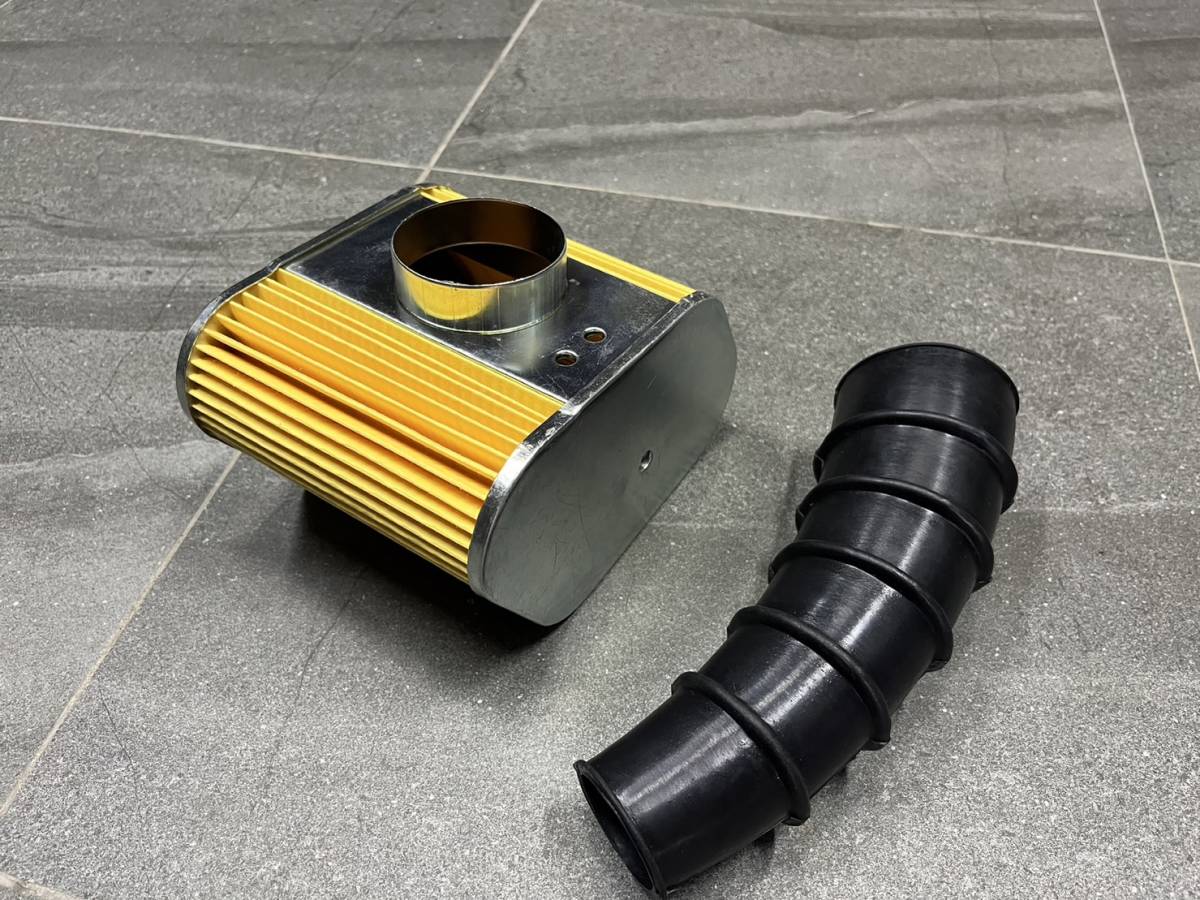 旧P HONDA C72 エアクリーナー/エレメント&コネクティングチューブ Air cleaner set C77/CS72/CS77拍卖