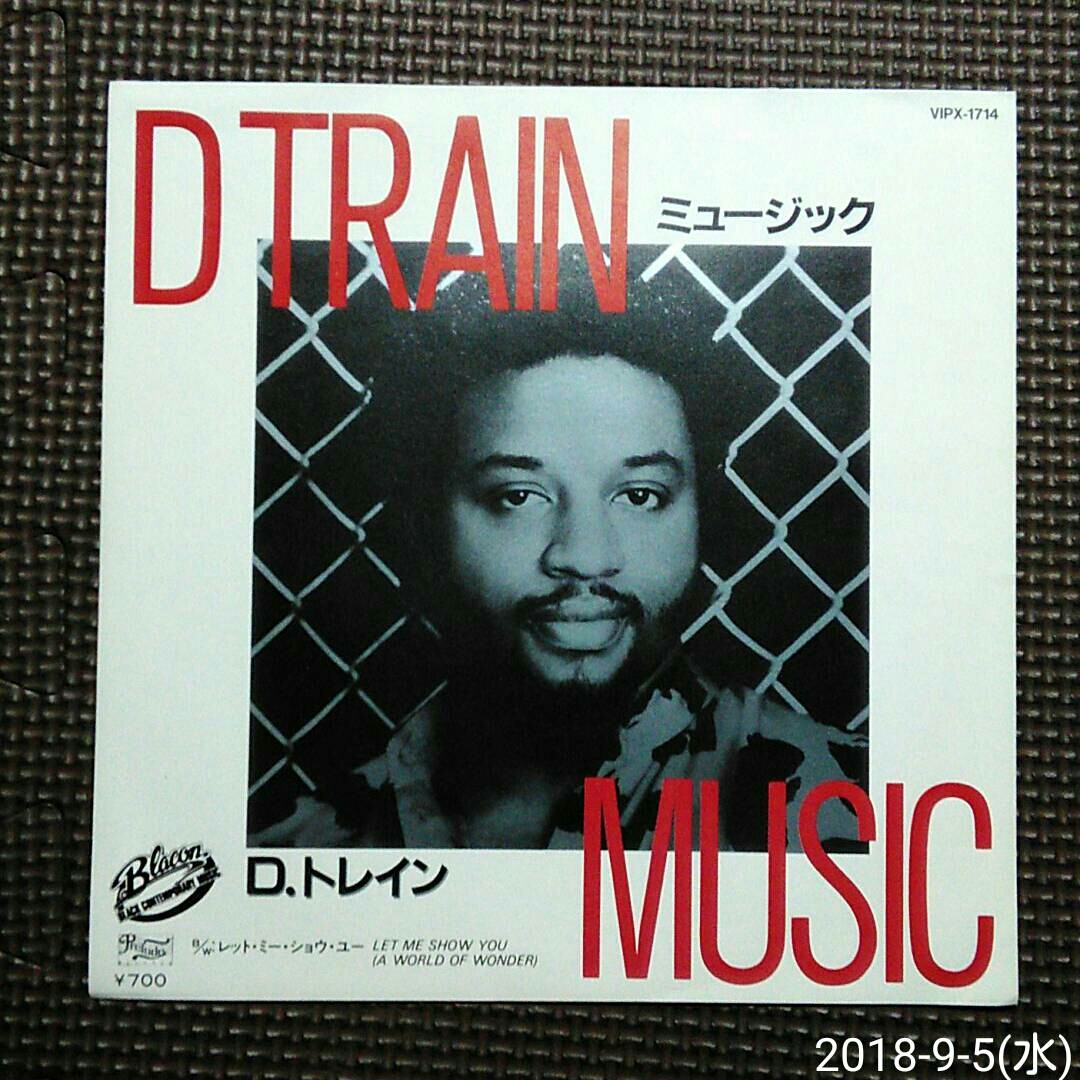 非売品邦盤7'' D.TRAIN / MUSIC / LET ME SHOW YOU (A WORLD OF WONDER) VIPX-1714 白ラベル見本盤拍卖