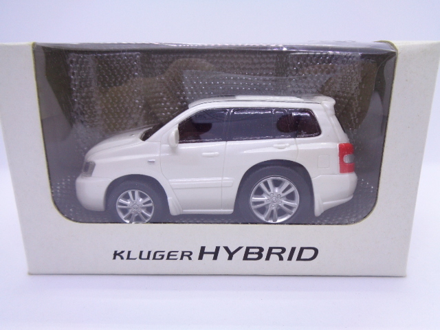 プルバックカー/ドライブタウン◇クルーガー ハイブリッド HYBRID トヨタ(白)拍卖