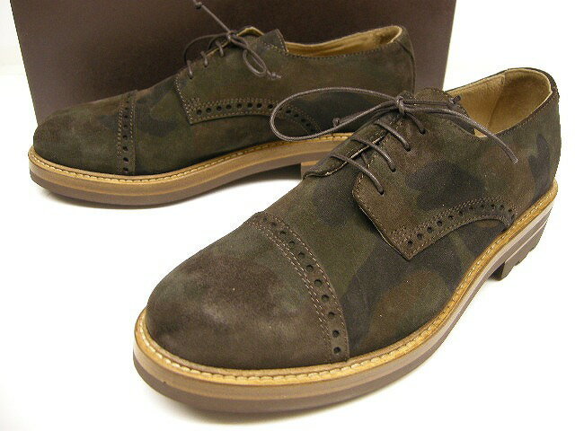 サイズ45 (28.5-29cm)■BUTTEROストレートチップシューズB4925UUHGBオックスフォードシューズ/迷彩カモフラ/メンズ/レザー/ブーツ/ブッテロ拍卖