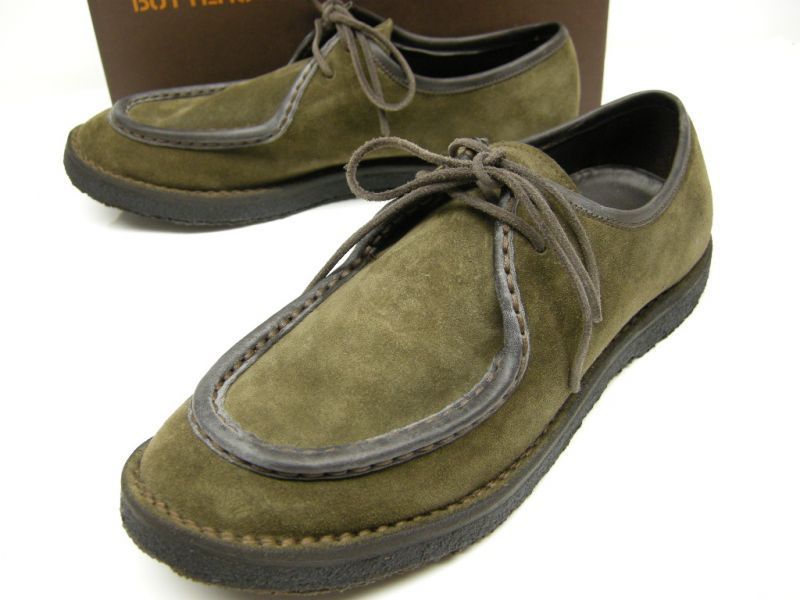 定6.2万■サイズ43 (27.5-28cm)BUTTEROチロリアンシューズ/モカシンシューズB3811USGBチャッカブーツ/メンズ/スエードレザー/ブッテロ/0拍卖