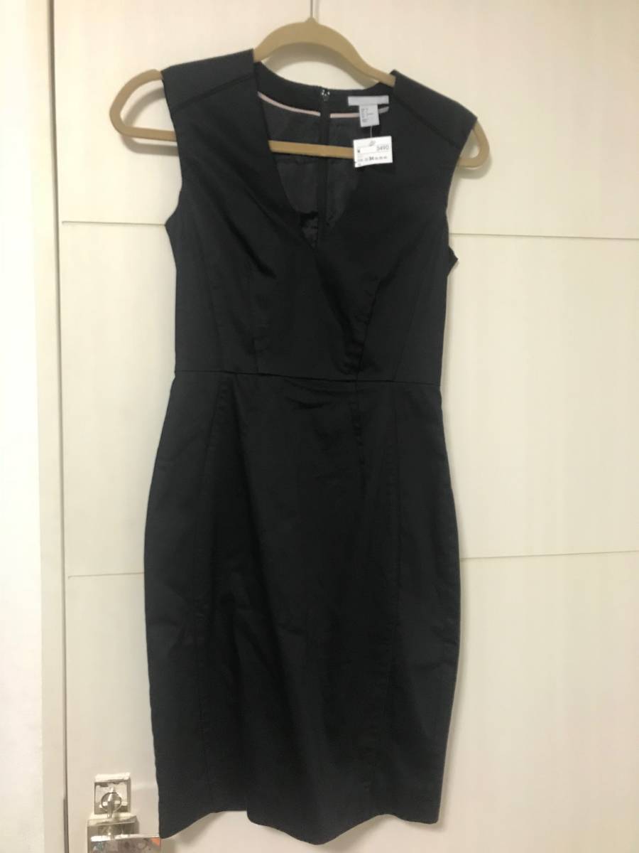 ★新品★H&M★エッチアンドエム★ワンピース★黒★34サイズ★②★1200円より値下げ拍卖