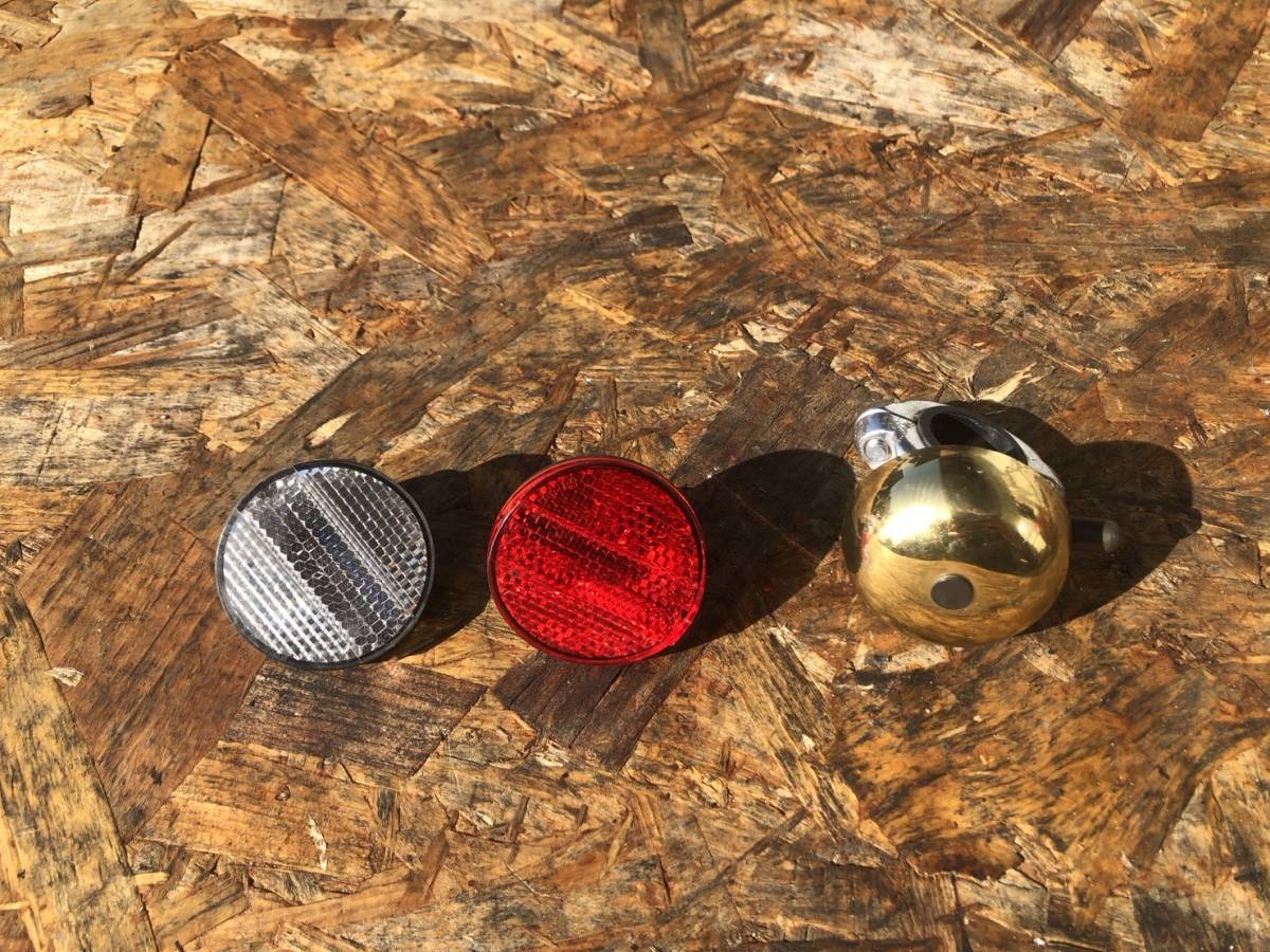 【49679】 PAS パス 電動アシスト ミナ MINA X972 (PA26M) ② 反射板 クリア レッド ベル セット拍卖