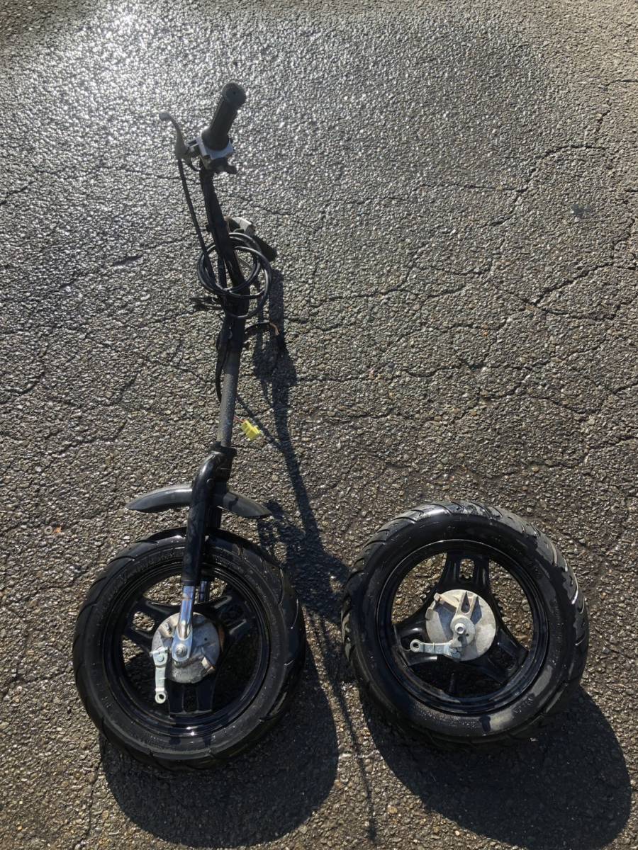 【49512】 チョイノリ CZ41A (177番台~) ハンドル フロントフォーク ホイールセット ドラム 左右スイッチ ステム 足回り拍卖