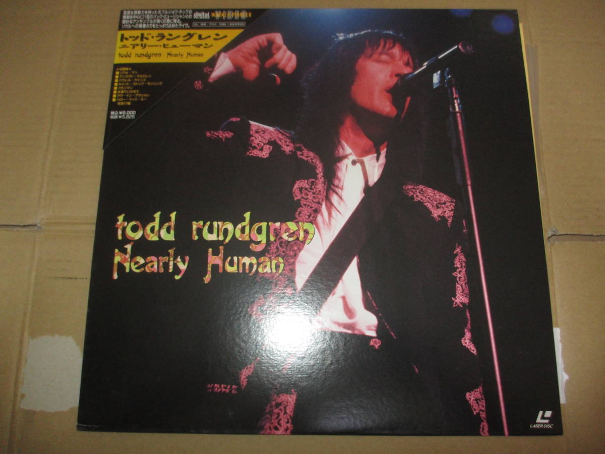 LD レーザーディスク トッドラングレン ニアリー・ヒューマン Todd Rundgren Nearly Human 拍卖