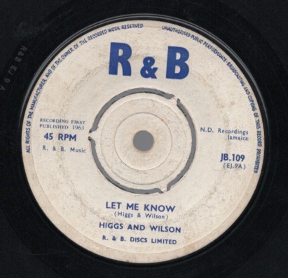 Let Me Know / Higgs And Wilson拍卖