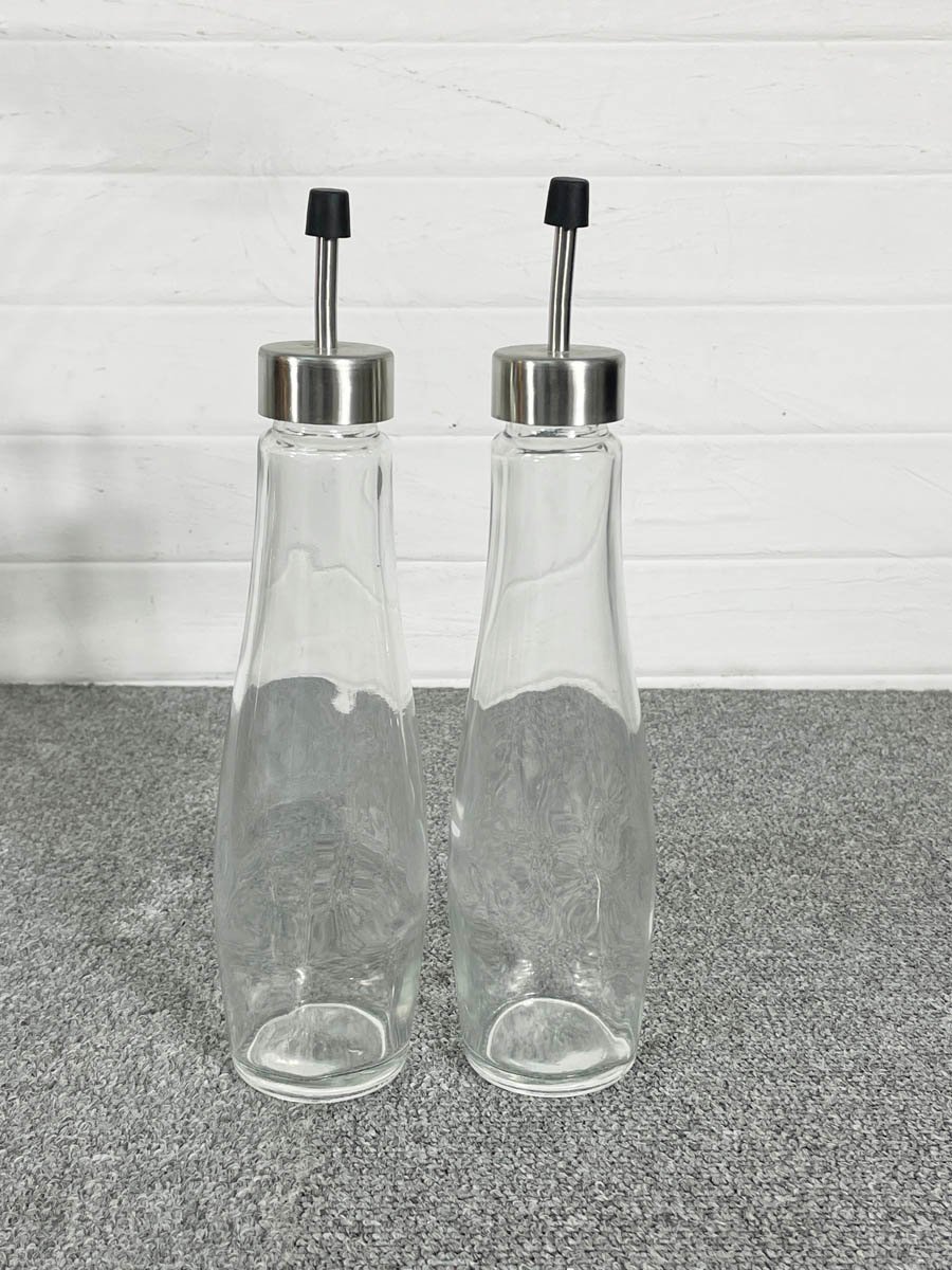 BR2046_Ky◆モデルR展示品◆キッチン雑貨◆オイルボトル2個セット◆W60 H255 D60拍卖