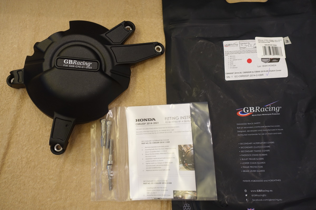 GB Racing CBR650R/CB650R (21-23), CBR650R/CBR650F/CB650F (14-20), CB650R (19-20) クラッチカバー エンジンスライダー 定価19,250円拍卖