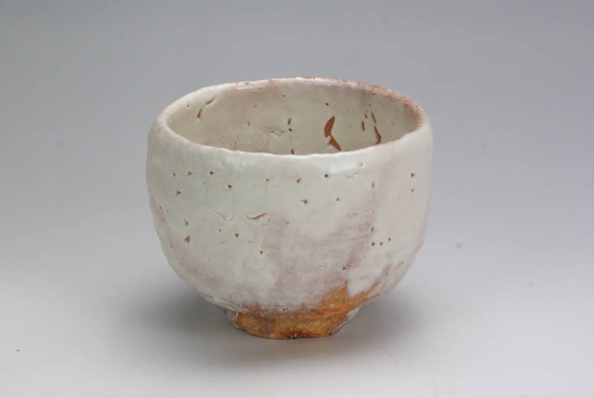 【湖美】萩焼 宇田川聖谷 茶碗 共箱拍卖