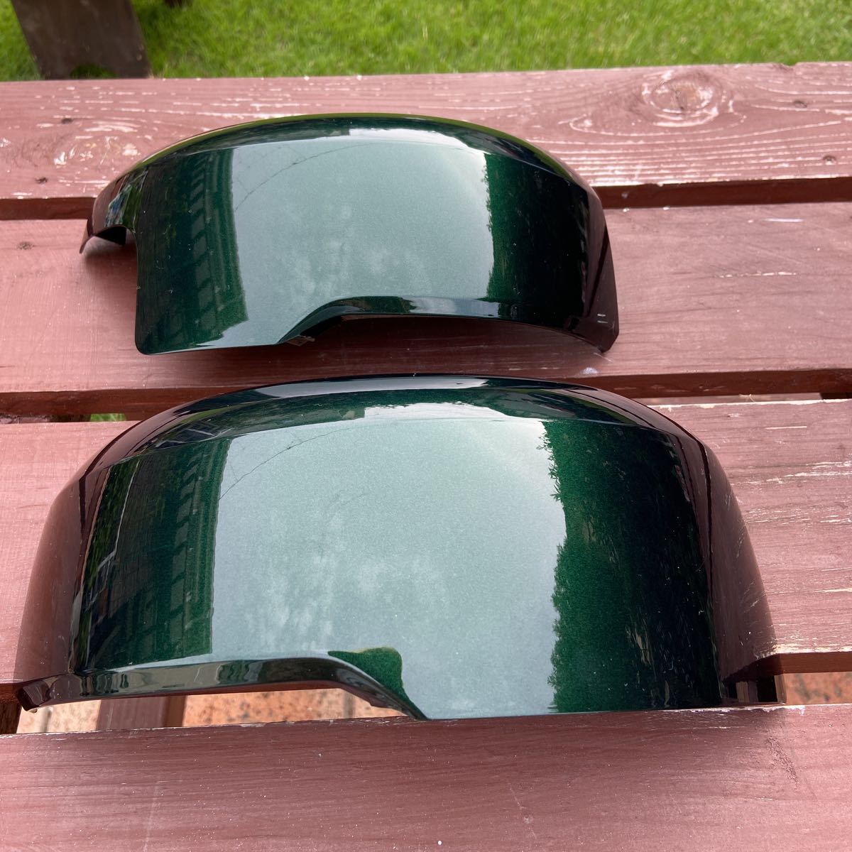 HONDA N-box ドアミラーカバー jf3 グリーン ジャンク拍卖