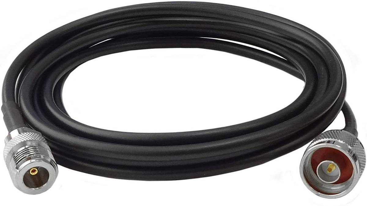 【即決 送料無料 匿名配送】Premiertek 低損失0.5cm厚RG58/U 無線LAN遠距離通信用 屋外同軸ケーブル延長用 同軸ケーブル3メートル 3m NP-NJ拍卖