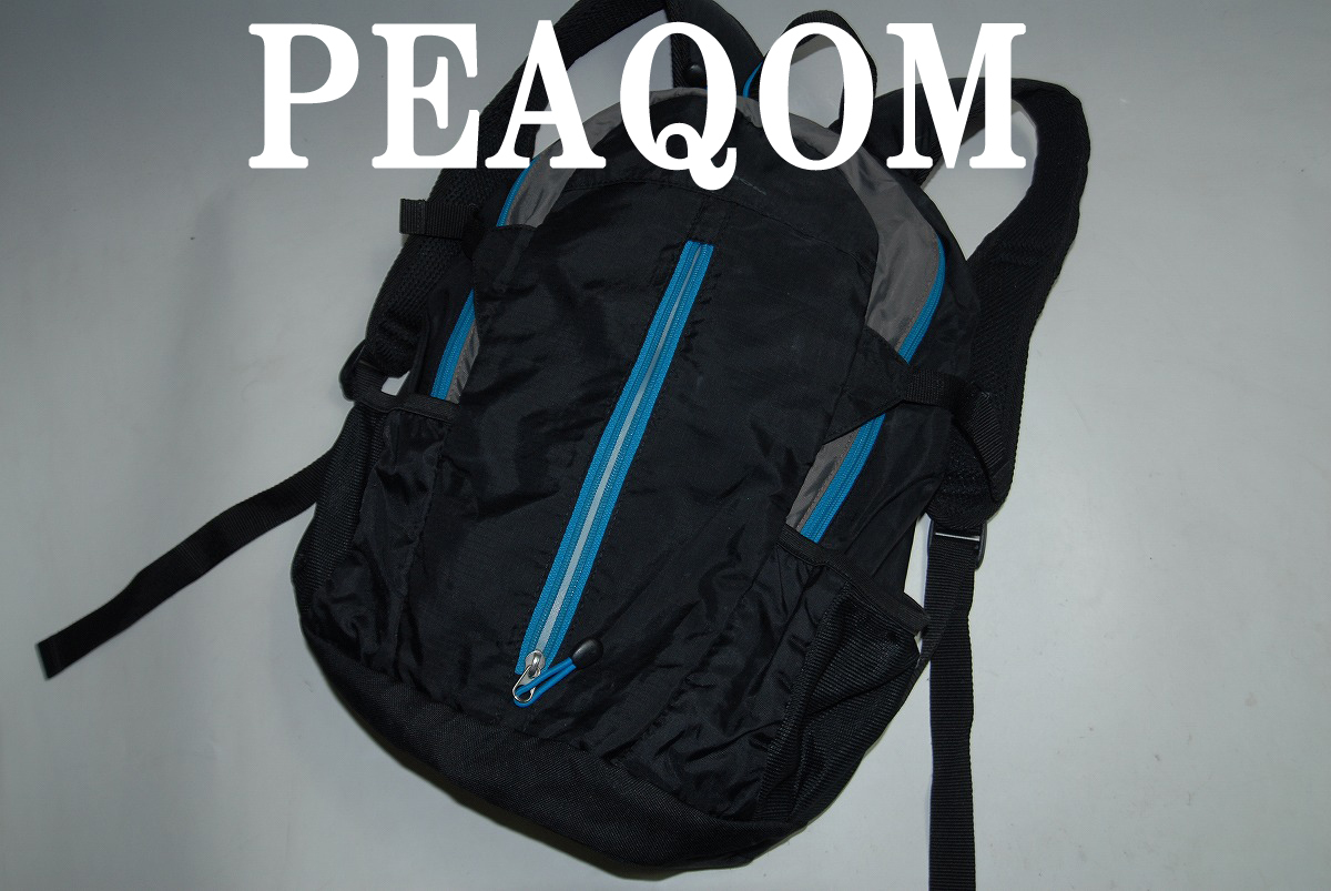 ◆DSC3763◆驚愕の最終価格!完全売り切り!他でも出品中★PEAQOM★黒/青/名作ベストセラー!使い勝手抜群!リュックサック/バッグ拍卖