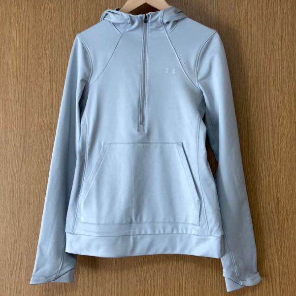 ☆極美品☆ アンダーアーマー コールドギア レディース 長袖 裏起毛 パーカー 防寒 秋冬 ウエア MD ジム ヨガ ランニング / 2021 - 2022拍卖