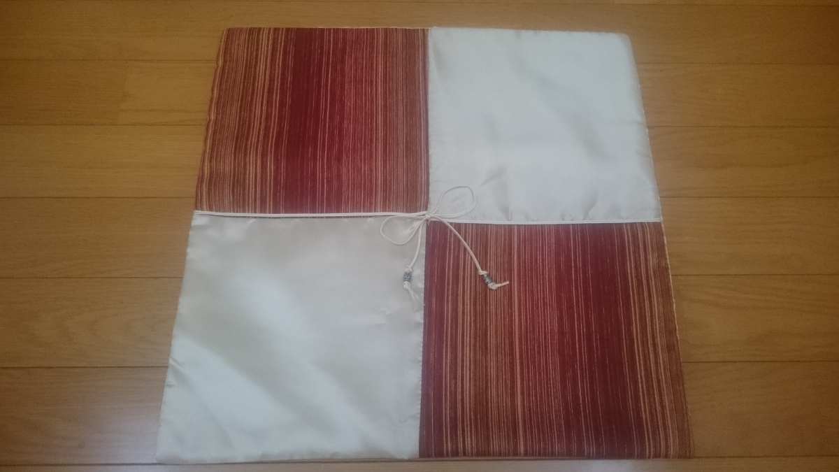 【新品・未使用】クッションカバー アジアン雑貨 絹 シルク タイ製拍卖