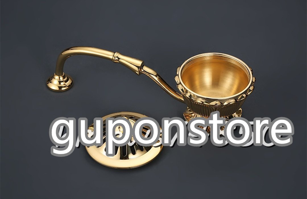 人気推薦★真言宗 柄香炉 仏具 真鍮製 磨き仕上げ 長さ23cm拍卖