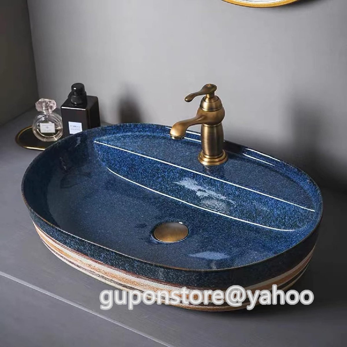 人気推薦★洗面ボール 陶器 おしゃれ 洗面ボール 洗面ボウルセット 手洗い鉢 洗面台 洗面鉢 手洗い器 洗面器 洗面所 陶器 アンティーク調拍卖