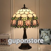 強くお勧め★テーブルスタンド ステンドランプ ステンドレトロな雰囲気ティファニー ランプ 室内装飾 芸術品 S9452拍卖
