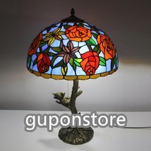 高品質テーブルスタンド ステンドランプ ステンドレトロな雰囲気ティファニー ランプ 室内装飾 芸術品 S-02拍卖