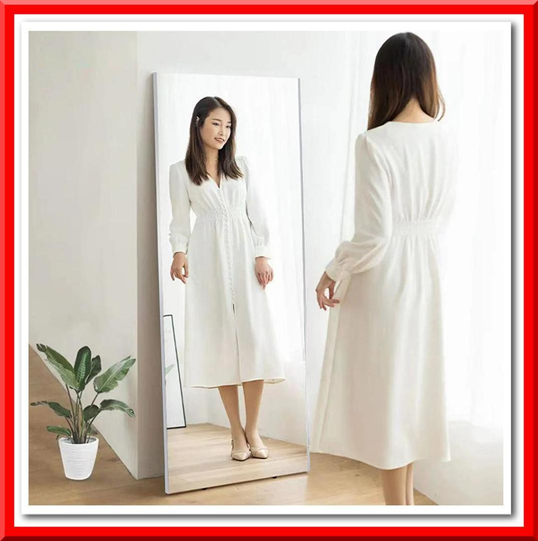 【新品】壁掛けミラー 全身 割れない ダンスミラー 超軽量 幅80×高さ160cm(黒)拍卖