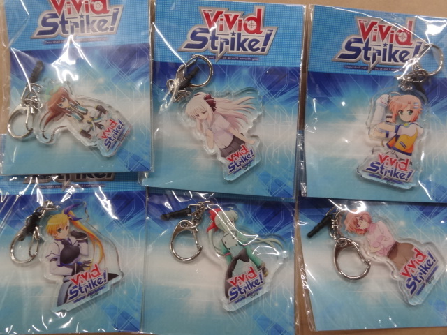 ViVid Strike! アクリルキーホルダー フーカ リンネ ヴィヴィオ アインハルト ミウラ ジル 6種セット拍卖